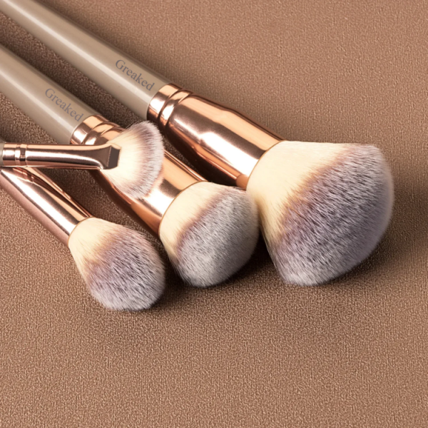 Greaked Makeup Brushes Set Face Eyes Make Up Brush Eyelash Eyeshadow Eyebrow Eyeliner Foundation Powder Blush Highlight Lips Brush 