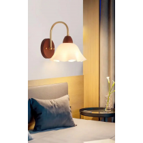 Greaked Modern Indoor Wall Light Lamp Suitable For Bedroom Bedside Living Room Home Decor Light Fixture Wooden Vintage LED Wall Lamps