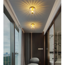 Greaked Modern Bauhaus Glass Wall Lamp E14 AC110-240V Decorative Light for Balcony Corridor Staircase Entrance Indoor Ceiling Lighting